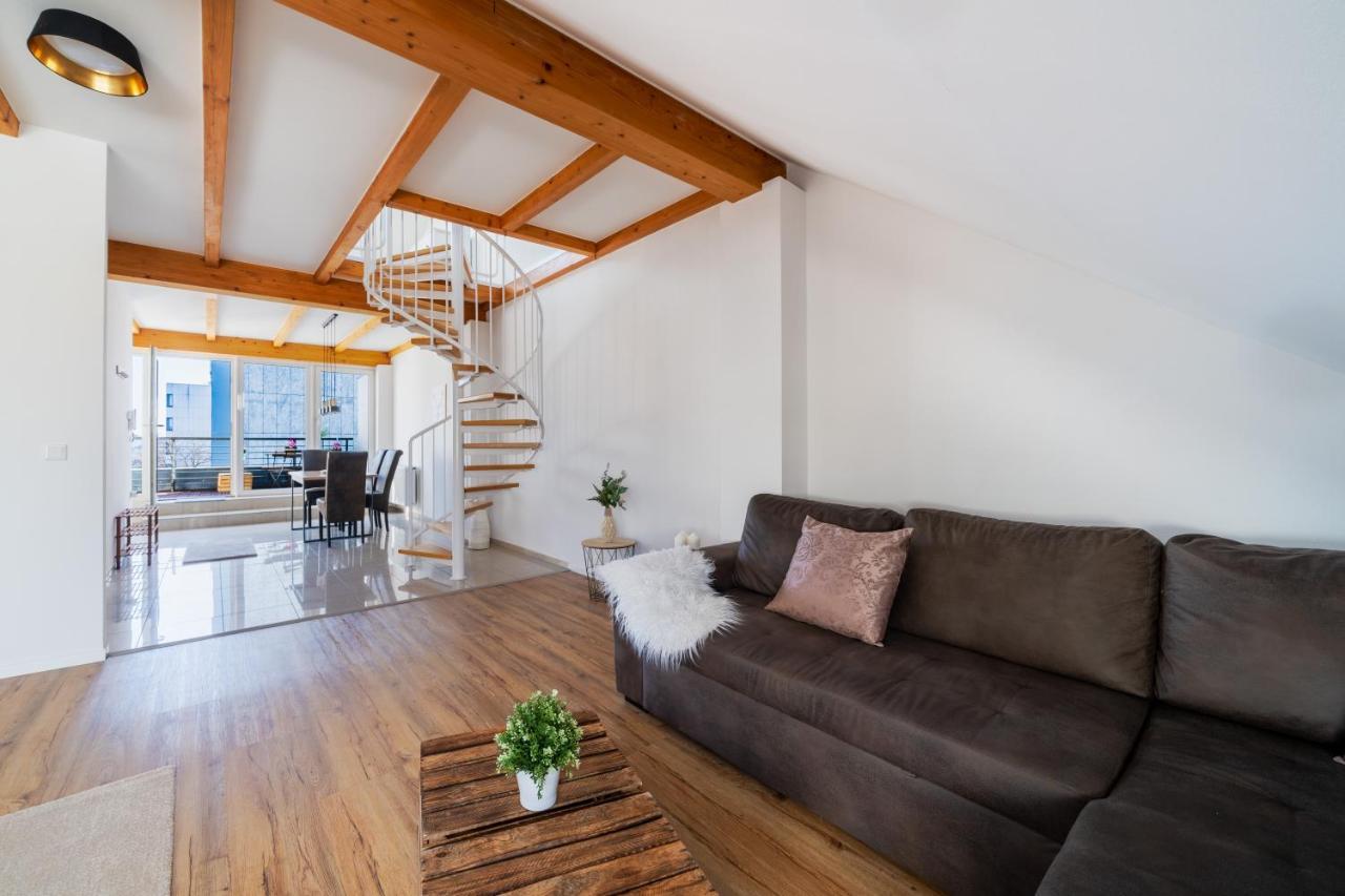 Stylisches Penthouse Zentral Balkon 75M2 Nflx Apartamento Hanôver Exterior foto